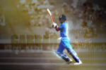 Shikhar Dhawan unfurled some punchy strokes early in India's innings.png